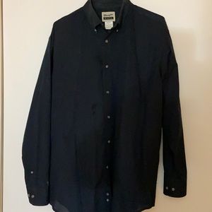 Wrangler solid black long sleeve shirt
